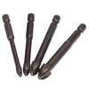 5Pcs Cross Tile Drill Bit Carbide Hex Shank Drills Bits