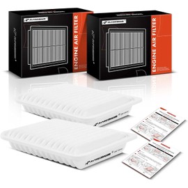 A-Premium Juego de 2 Filtros de Aire de Motor para Lancer, Outlander, Outlander Sport, RVR, 2013-2022, 2.0L 2.4L 3.0L, Panel Rígido, Reemplazo #160997380