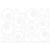 Wandkings Bird Protection and Window Protection, 20 Retro Circles Stickers