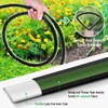 Flat Soaker Hose 50FT for Garden and Lawns, 80% Water-Saving