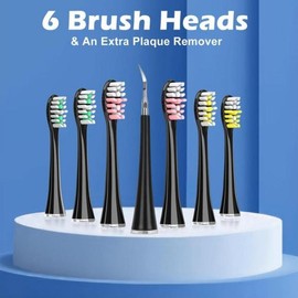 Grinest Teeth Cleaner Kit With Electric Toothbrush, Home Oral Care, Multiple Cleaning Modes, USB Rechargeable With Tool Accessories father's day gift rechargeable toothbrush Rechargeable Smart electric toothbrush