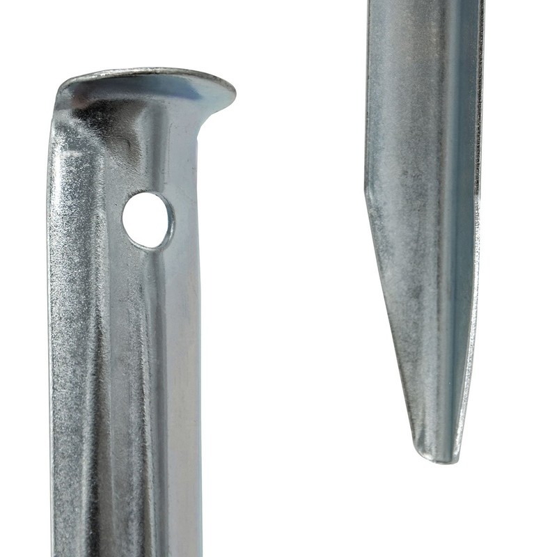 AMANKA Set of 10pcs XL Tent Pegs 230x23mm galvanized steel
