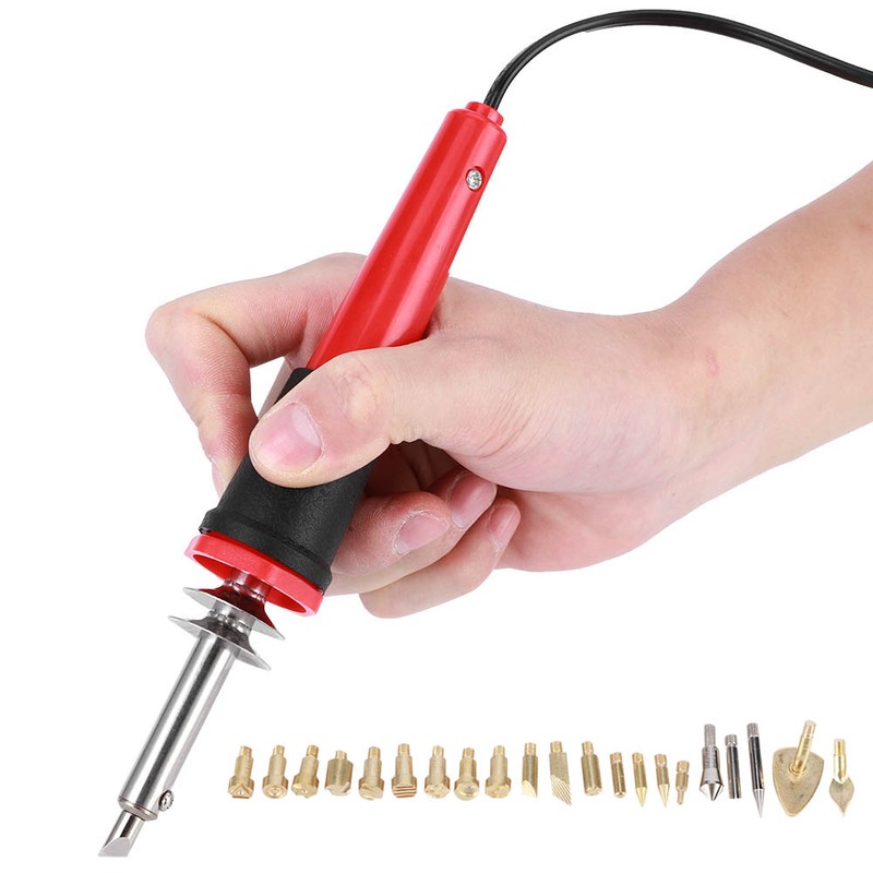 Electric Soldering Iron Set Wood Burning Pen Engraving Carving Pyrography