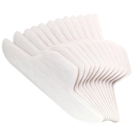 Neck Collar Sweat Pads, CANAGROW 80PCS Disposable Collar Protectors Self-adhesive Anti-Dirty Stain Shirt Neck Liner for Shirts, Absorbent Collar Sweat Stickers for Men Women