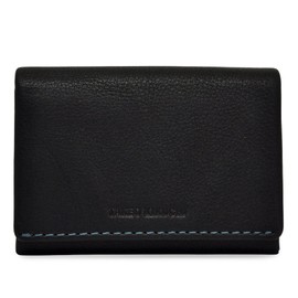 Takeokikuchi 1705019 Tenero Business Card Case, Men's, Leather, Genuine Leather, Business and Casual, 01: Black