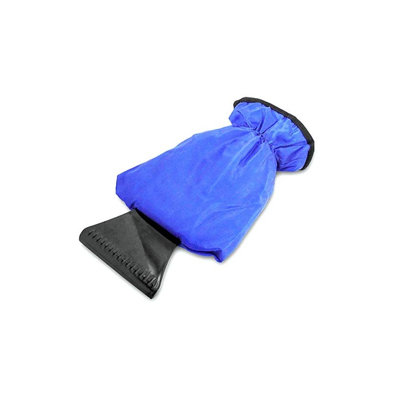 IKAAR Eiskratzer Auto Eisschaber mit warmen Handschuhen wasserdichtem Winter Kratzer