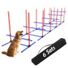 Uzpomel Dog Agility Training Equipment Set, 4 Piece Course with