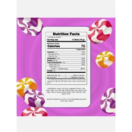 Creamy Delight Candy | Mixed Fruit Hard Candies, Strawberry, Blackberry, Peach Flavors, Individually Wrapped, 4.5 Oz Bags - (3 - Pack)