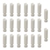 Runseaway 20Pcs Vertical Blind Stem Replacement White Stems for Window