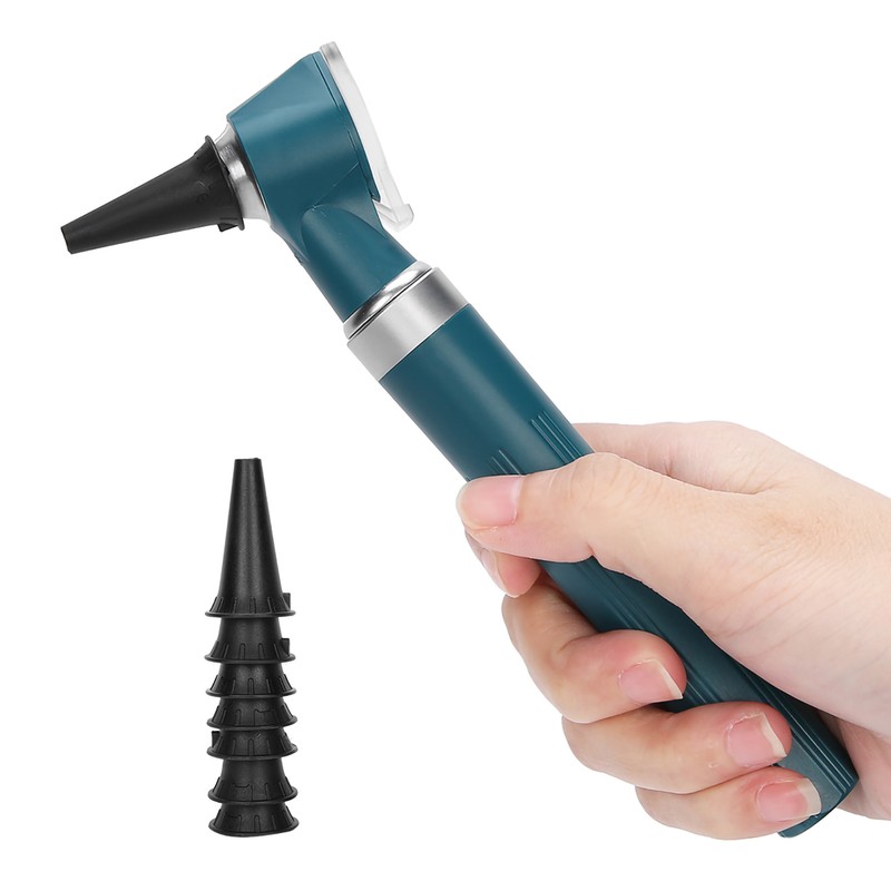 Professional Diagnostic Kit Ear Care Examination Otoscope Eardrum Endoscope SpeculumGreen