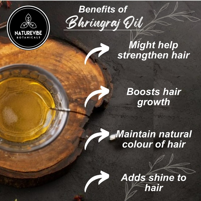 Naturevibe Botanicals Naturevibe Botanicals Amla Oil 32oz and Bhringraj Oil