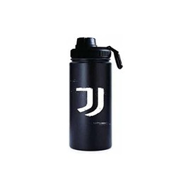 FC Juventus Football Bottle – Multicoloured – 650 ml Stainless Steel Thermal Flask Inside Outside – Temperature Retention up to 24 Hours – School, Leisure