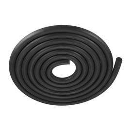 MACHSWON Foam Rubber Seal Weather Strip 13mm Diameter 3 Meters, for Marine Home Cases Door Window and Hatch, Round Draught Excluder Seal Strips Soundproofing Waterproof Seal, Black
