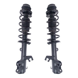Front Strut & Coil Spring Assembly Set Driver & Passenger Sides Compatible with 12-19 Nissan Versa 14-19 Versa Note