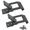 ITROLLE 2PCS Black Draw Latches Plastic Antique Draw Latches Hatch