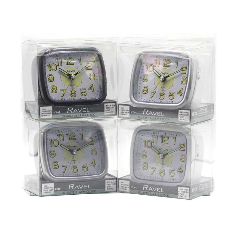 Ravel - Midsize Bedside Alarm Clock with Luminous Numbers -