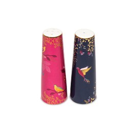 Sara Miller SMC79407-XG Portmeirion Chelsea Salt & Pepper Set-Blue & Pink, Ceramic