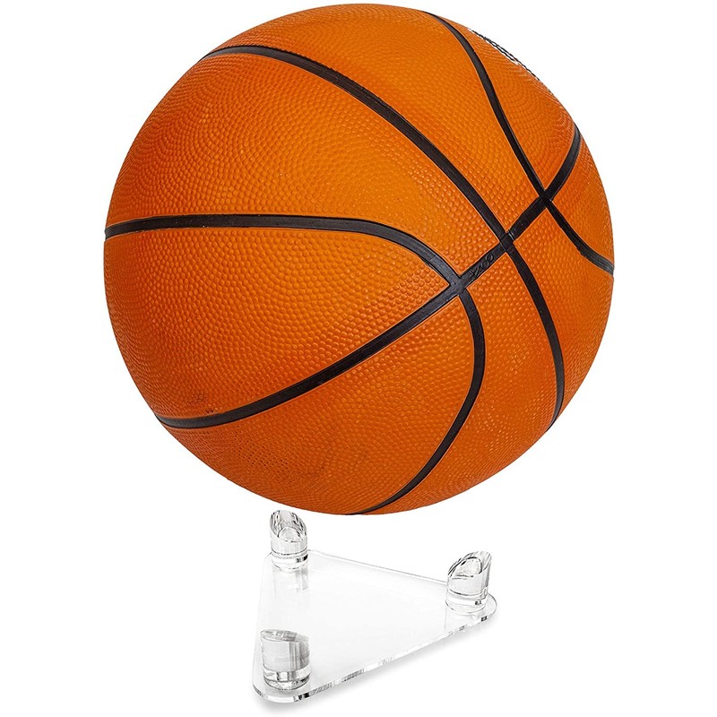 Tiardey Espositore per palline in acrilico, trasparente, per palloni sportivi,