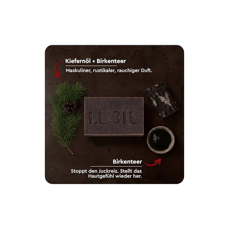 Tar Soap with Pine Oil and Birch Tar 100 g