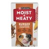 Burger with Cheddar Cheese Flavor Dry Soft Dog Food Pouches,