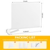JOY DECOR 12 Pack Acrylic White Shelf Dividers for Closets