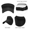 2 Pieces Empty Top Hat, Women's Ponytail Baseball Cap, Visor