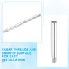 PATIKIL 2 Pcs M8x90+12mm Stainless Steel Standoff Extension Posts Screws,Metric