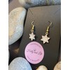 Star Dangle And Drop Earrings, North Star Earrings, Celestial Earrings,