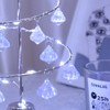 LED Christmas Tree Lamp Battery Powered Spiral Christmas Tree Table