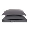 TRULY SOFT Everyday Duvet Set Grey Polyester 2-Piece Twin XL