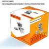 3-1/2 Inch Sink Drain Assembly Kit, Removable Deep Sink Strainer