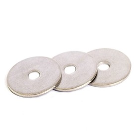 Bolt Base A2 Stainless Steel Penny Repair Washers Mudguard Washers M4 X 15 X 1mm Thick - 100
