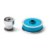 SHEAWA Gear Belt Drive Gear Set Accessory for Tamiya TT02