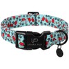UP URARA PUP Summer Dog Collar, Crab Print Dog Collar