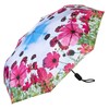VON LILIENFELD Umbrella Pocket Umbrella Flower Meadow Flowers Art Windproof