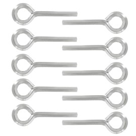 Zorveiio 10Pcs 7/32'' Standard Hex Dogging Key with Full Loop,Silver Allen Wrench Door Key for Push Bar Exit Devices,Solid Steel Hex Dogging Key Set for Devices with Door Locks