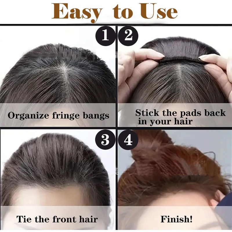 3Pcs Womens Fluffy Hair Pads Invisible Hair Volume Bump Clips