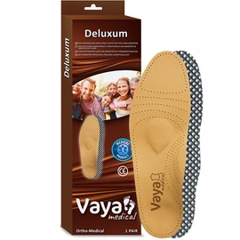 Vaya Deluxum Orthopaedic Insoles Supination for Transverse and Longitudinal Flat Feet Flat Foot Flat Foot Heel Pad Size 39
