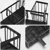 Luabue Stainless Steel Kitchen Sink with Black Self-Draining Drain Tray