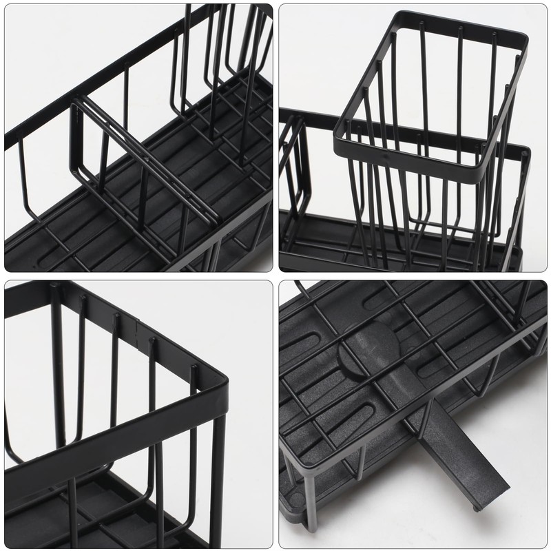 Luabue Stainless Steel Kitchen Sink with Black Self-Draining Drain Tray