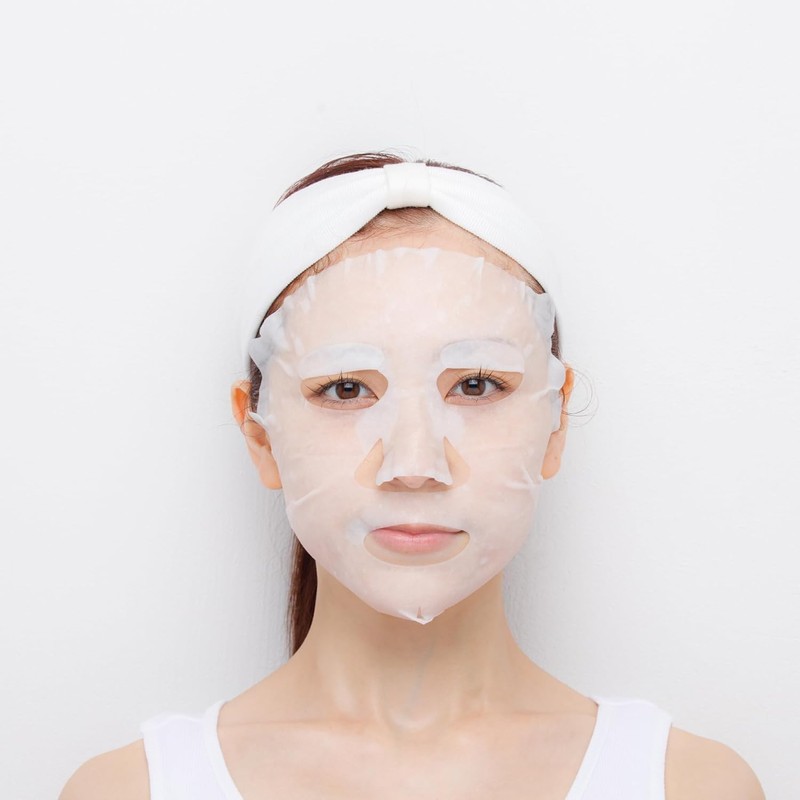 REVISIS Moist Head Face Mask, Pack / Sheet Mask, Red,