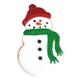 R&M Snowman With Pom Pom Hat 4" Stainless Steel Cookie Cutter