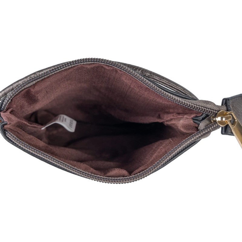 styleBREAKER 02012367 Women's Mini Bag Shoulder Bag with Flowers Laser
