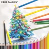 Four Candies Mechanical Colored Pencils, Erasable Mechanical Pencils with Sharpener
