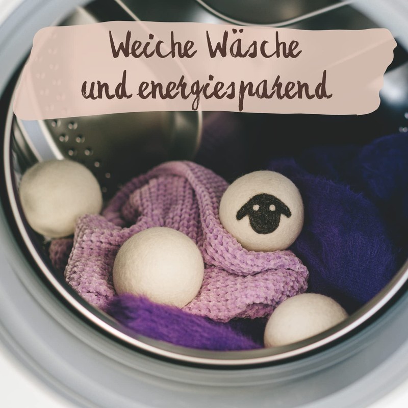 LAHELA Dryer Balls for Tumble Dryers