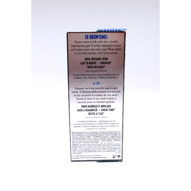 Benefit 3D Browtones Subtle Brow Enhancing Highlights ~ Deep Blue