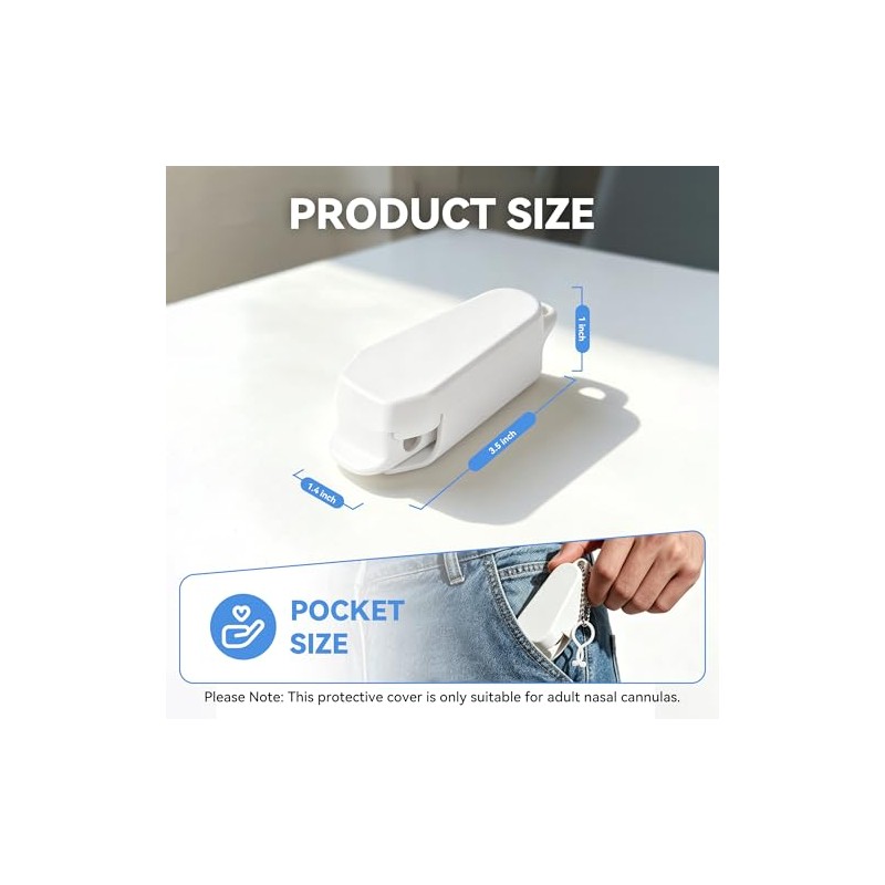 Oxygen Nasal Cannula Protective Cover - Keep Your Tubing Clean