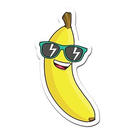 MightySkins Cool Banana 36" Peel and Stick Wall ArtÂ Removable Cute Stylish Funny Cartoon Dorm Room Decor Sticker Vinyl Wall Decals