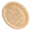 Round Bread Baskets Bamboo Hand Woven Fruits Vegetable Storage Basket