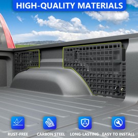 SZYANG 5.7FT Side Bed Molle Panel Compatible with 19-24 RAM 1500 Truck Bed Molle Panel System Replacement for 2019-2024 Dodge RAM 1500 Accessories(Side Molle Panel)